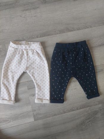 Lot x 2 jogging bébé 9 mois