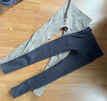 Legging beige & gris