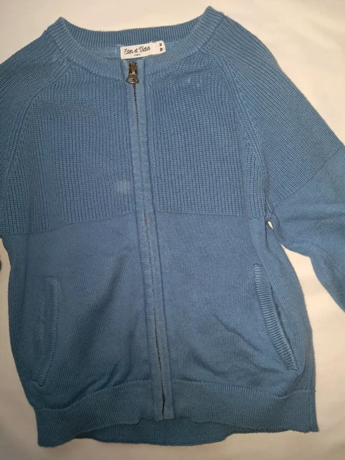 Gillet bleu - photo numéro 2