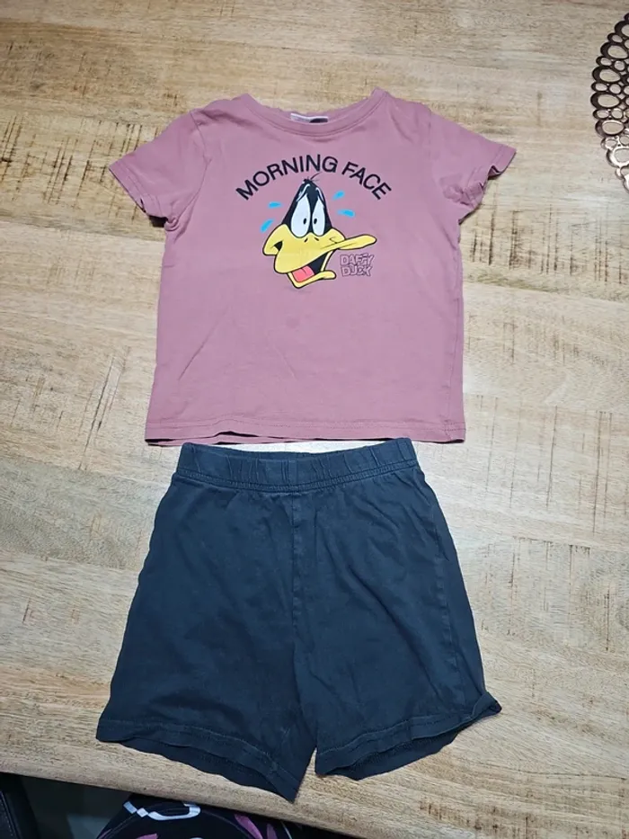 Pyjama short garçon 5 ans daffy duck