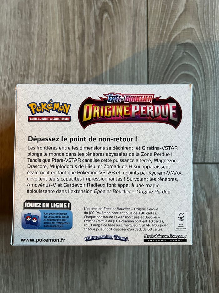 POKÉMON - DISPLAY - EB11 - ORIGINE PERDUE X36 BOOSTERS - FR - NEUF & NON SCÉLLÉ - photo numéro 5