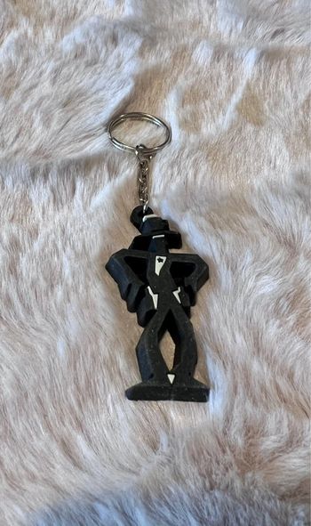Porte clef personnages de 6,4 cm de long