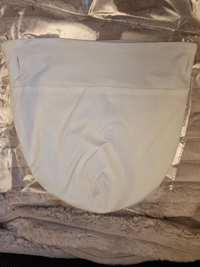 Bonnet sous voile blanc soie de murier - photo numéro 2