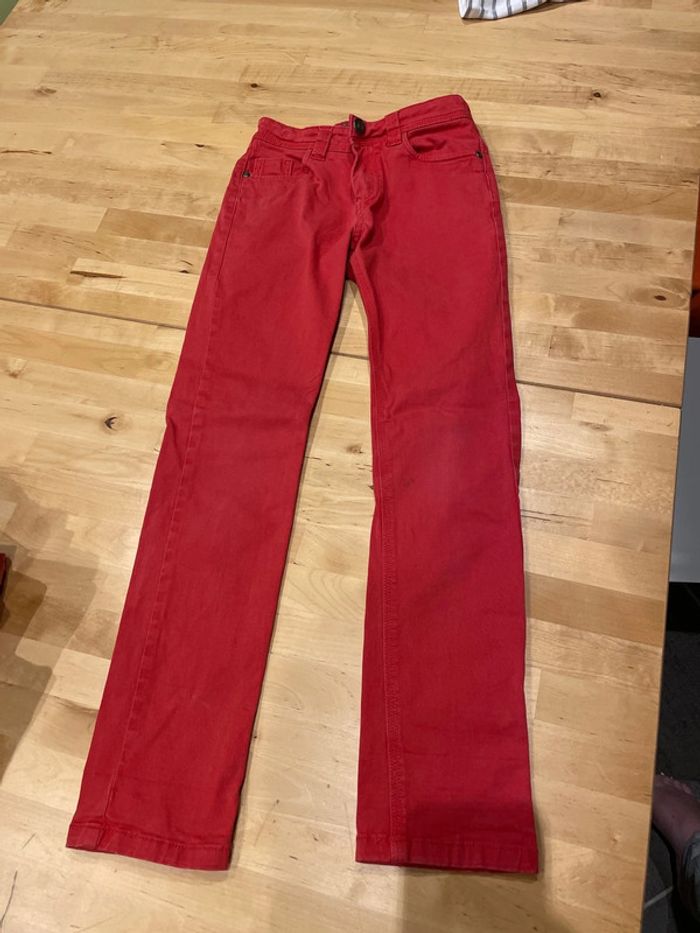 Jeans rouge orchestra 8 ans