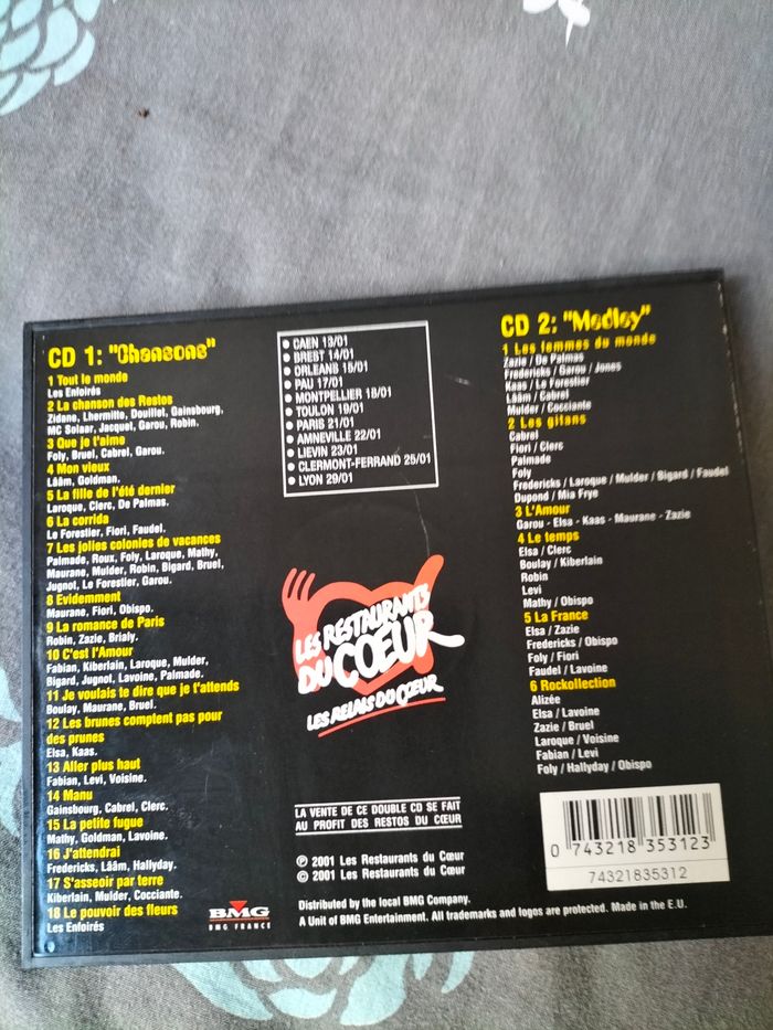 Cd les enfoirés 2001 - photo numéro 2