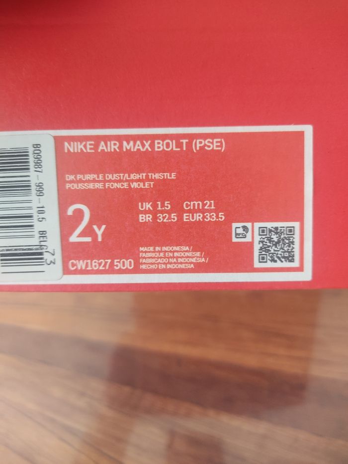 Baskets Nike air max bolt T 33.5 - photo numéro 8