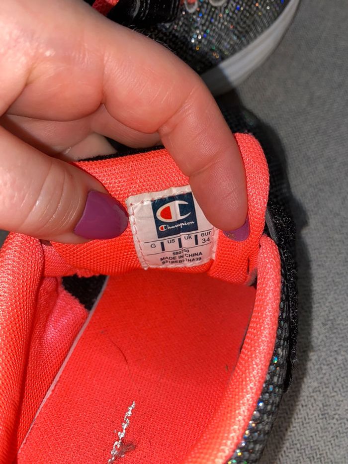 Baskets de sport champion taille 34 - photo numéro 4