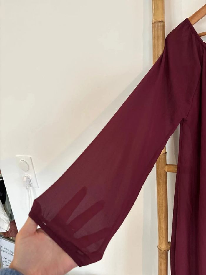 Robe bordeaux Bohème Hippie - photo numéro 3