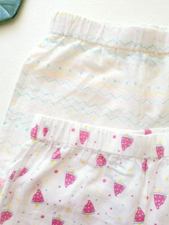 Lot de 2 shorts fin été à motifs Pat et Ripaton 18 Mois - photo numéro 2