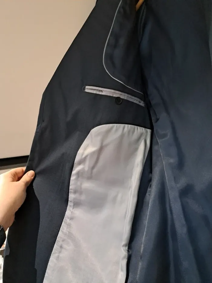 Veste de costume bleu - photo numéro 3