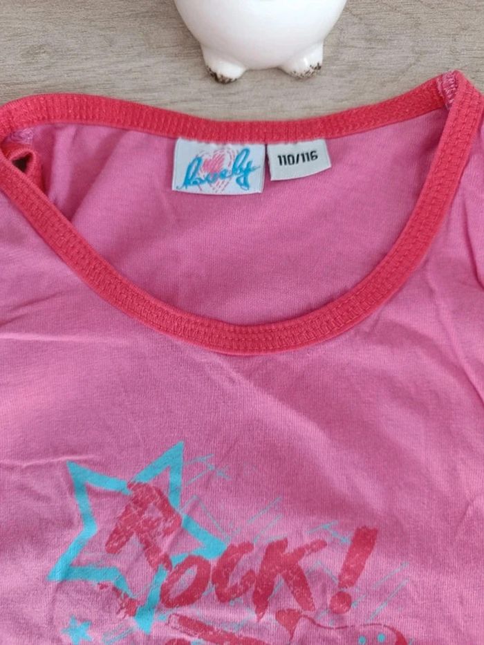 T-shirt fille 4/5 ans Rock n' Roll - photo numéro 2