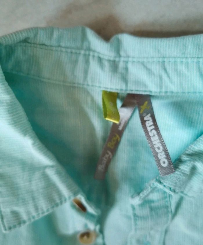 Chemise à manches longues bébé garçon 9 mois - photo numéro 3