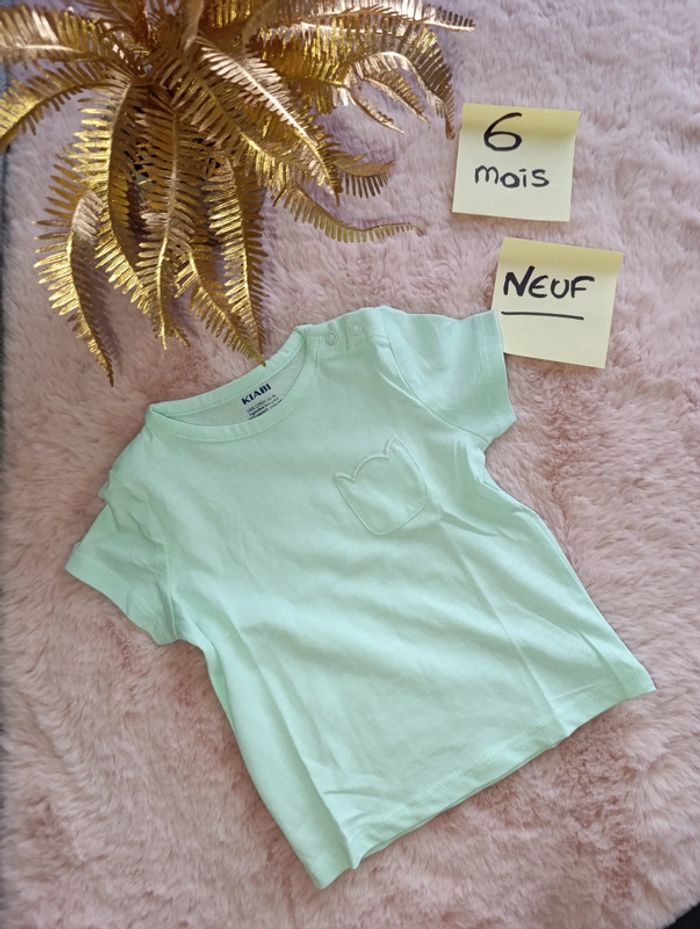 T shirt neuf poche chat