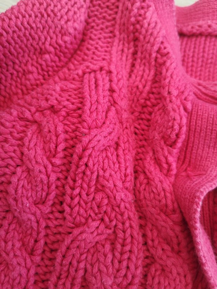 Gilet épais hicer rose 12 mois - photo numéro 4