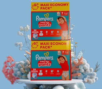 💝 PROMO 💥 COUCHES PAMPERS TAILLE 7 PANTS 👌 ENVOI DEMAIN