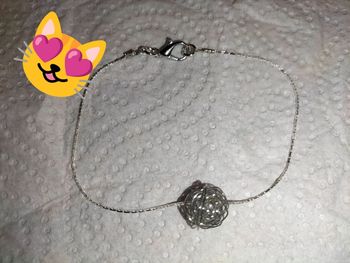 bracelet noeud entremêlé argenté