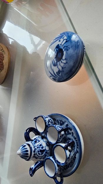 Miniature boîte et service à thé