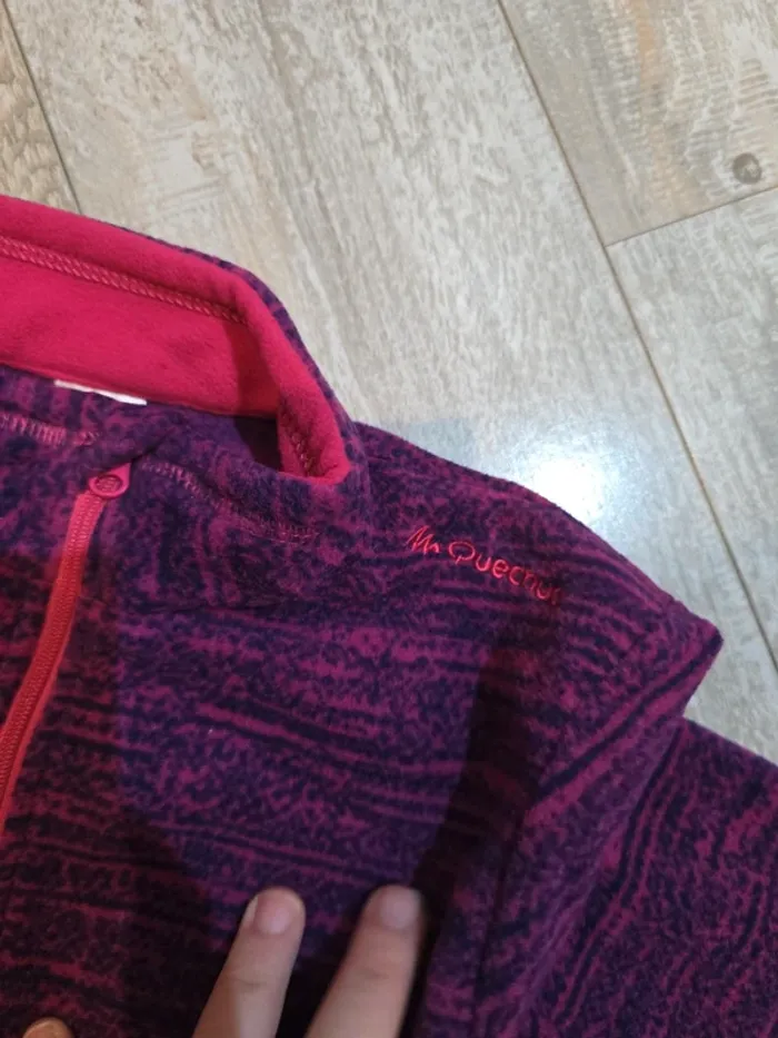 Polaire chaud skis #orianablfille12ans - photo numéro 2