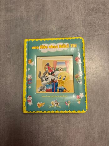 Livre puzzle une fête chez bébé, titi