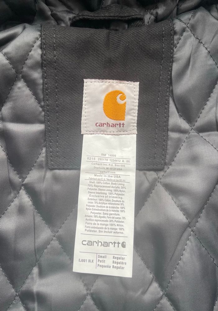 Veste active jacket Carhartt style rework noir - Taille S - photo numéro 4