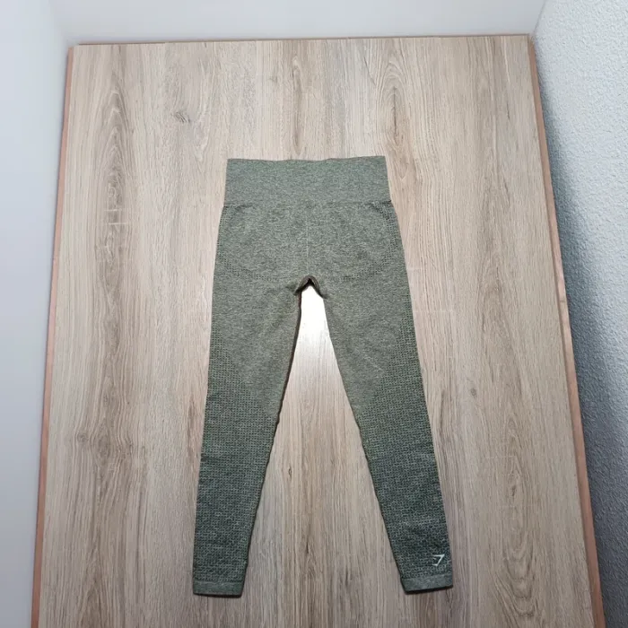 Legging gymshark femme beige kaki s - photo numéro 5