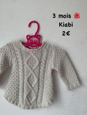Pull 🌺 3 mois 🌺 Kiabi