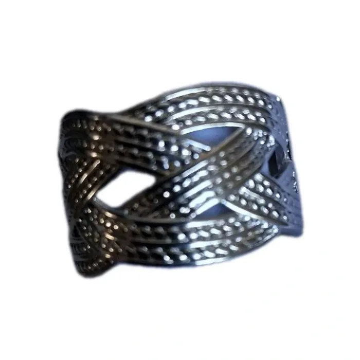 bague en argent taille 9 = France 59.5 = 18.9 mm - photo numéro 2