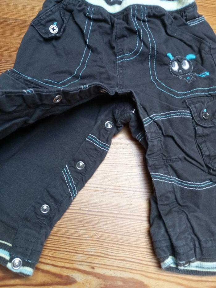 Pantalon doublé, petit kimbaloo, 9 mois - photo numéro 2
