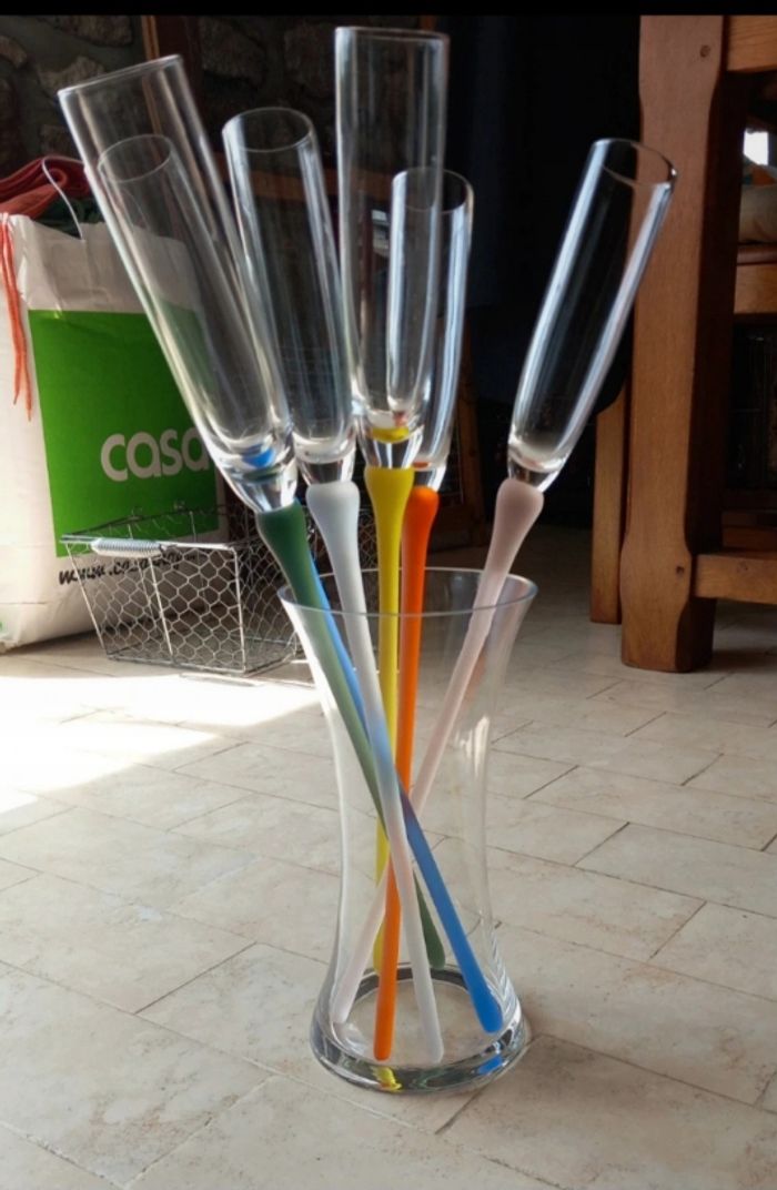 Bouquet de flûtes à champagne