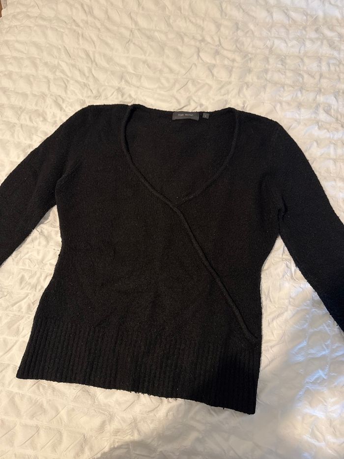 pull style cache cœur - photo numéro 2