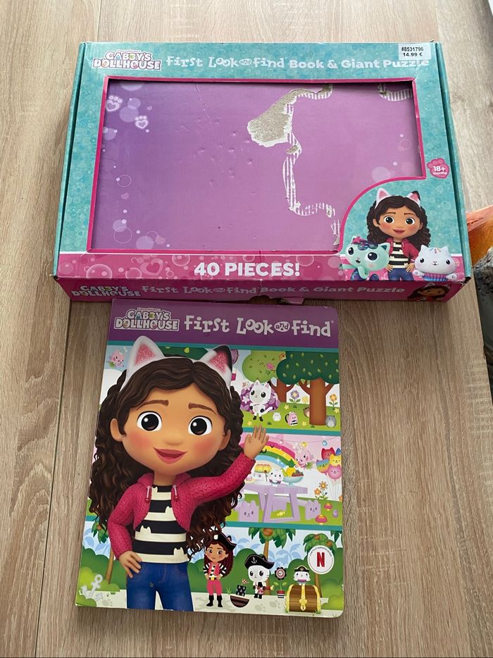 Puzzle géant gabby et la maison magique