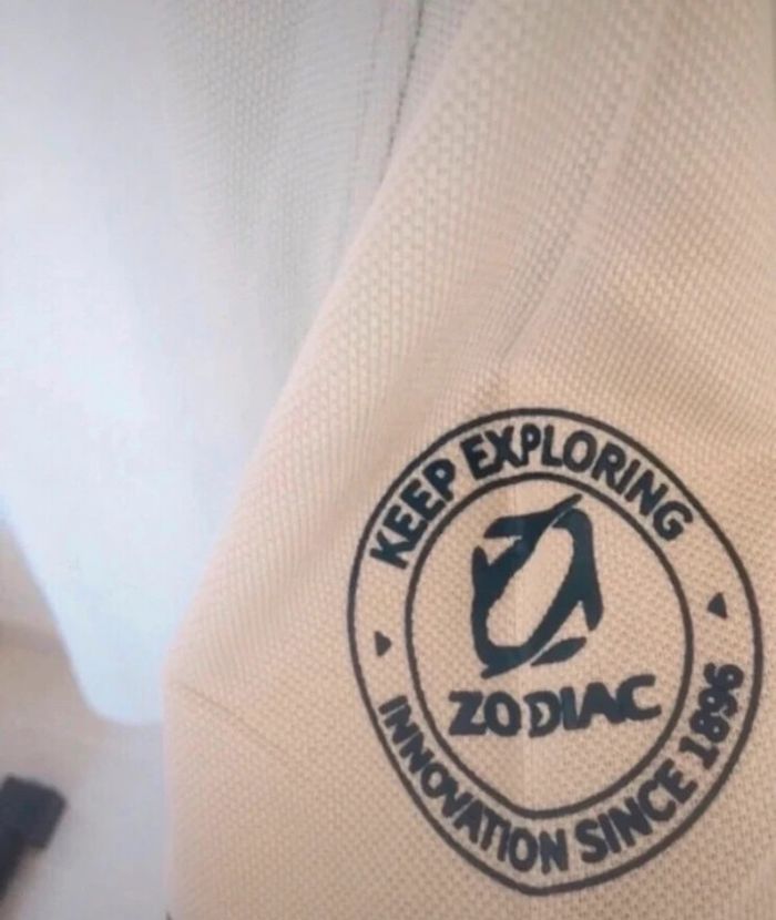 Polo zodiac homme L gris NEUF avec étiquette - photo numéro 3