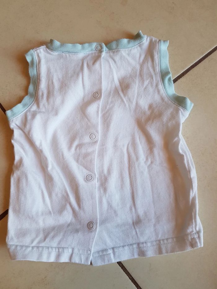 Lot de 2 débardeurs garçon 6 mois - photo numéro 3