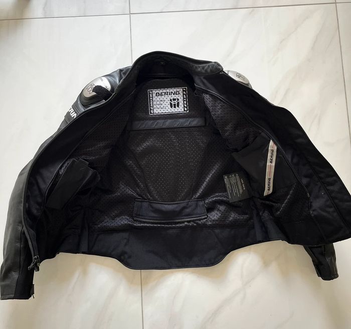 Ensemble de moto blouson et pantalon en cuir BERING - photo numéro 12