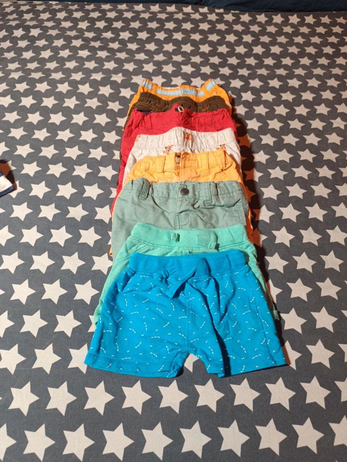 Lot de 9 shorts T9 mois en bon état - photo numéro 9
