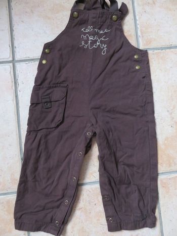 Salopette 'Grain de blé' 24 mois-86cm