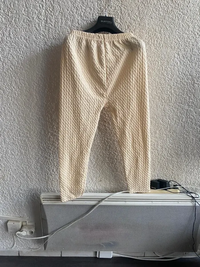 Pantalon crème de pyjama T 38 - photo numéro 5