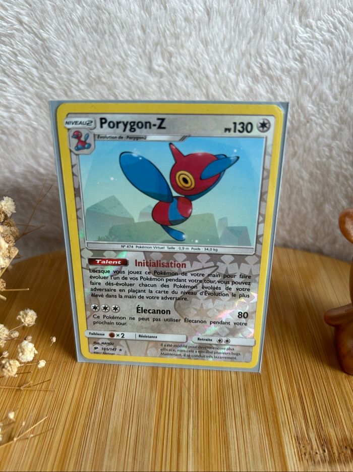 Carte Pokémon Porygon-Z 105/147 – Ombres Ardentes (2017) - photo numéro 2