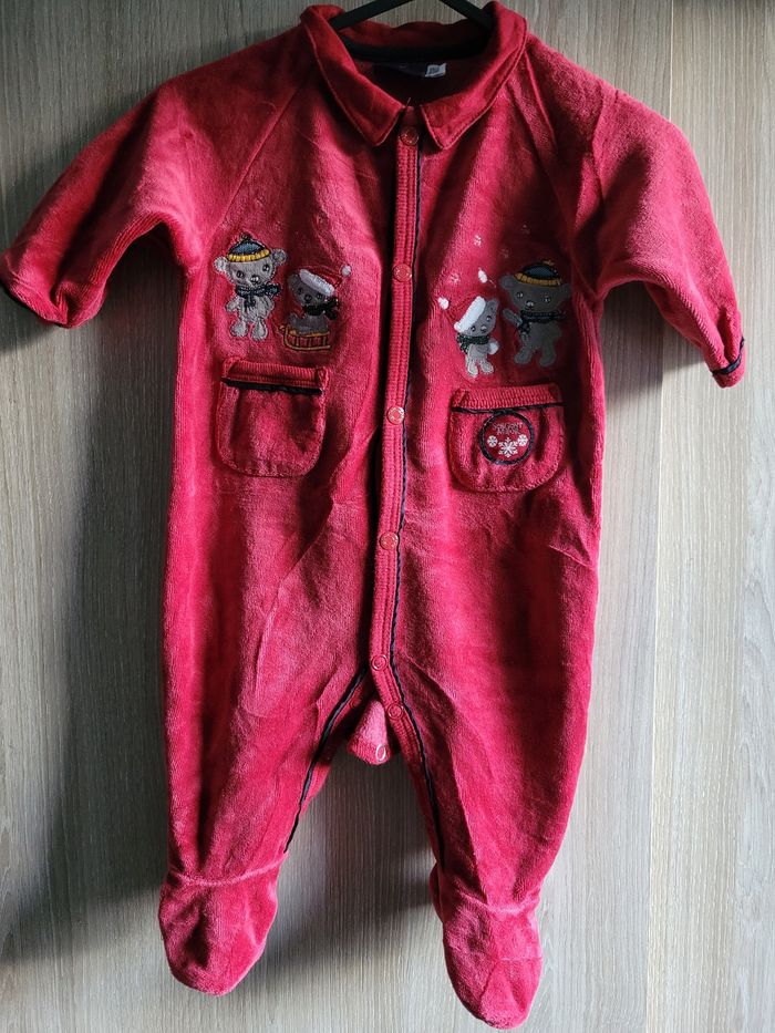 Dors-bien velours 3 mois 60 cm Sergent-major