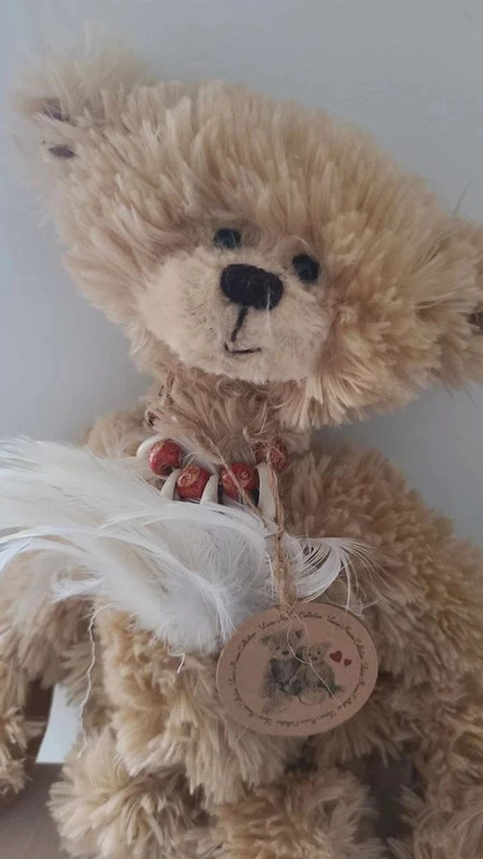 peluche de collection Louise Mansen. Très bon état. 35 cm indienne - photo numéro 2