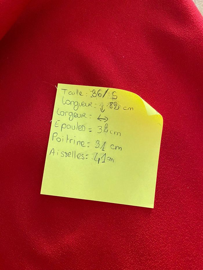 Robe rouge taille 36 SHEIN - photo numéro 4