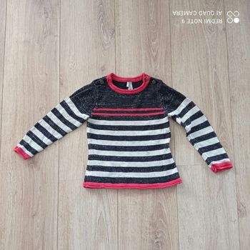 Pull à rayures 3ans