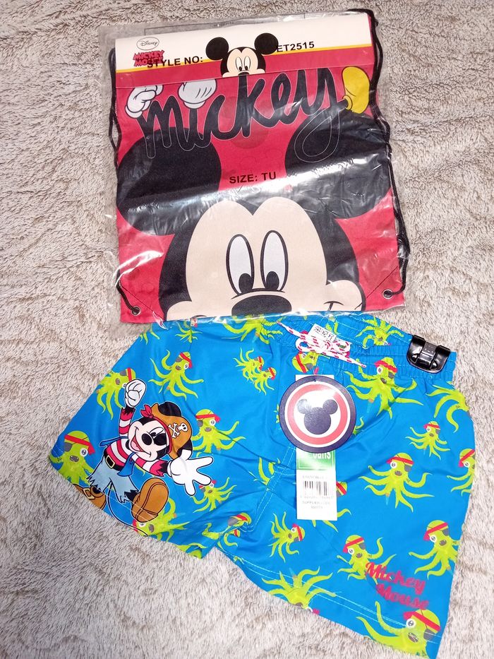 Maillot de bain + sac piscine Mickey