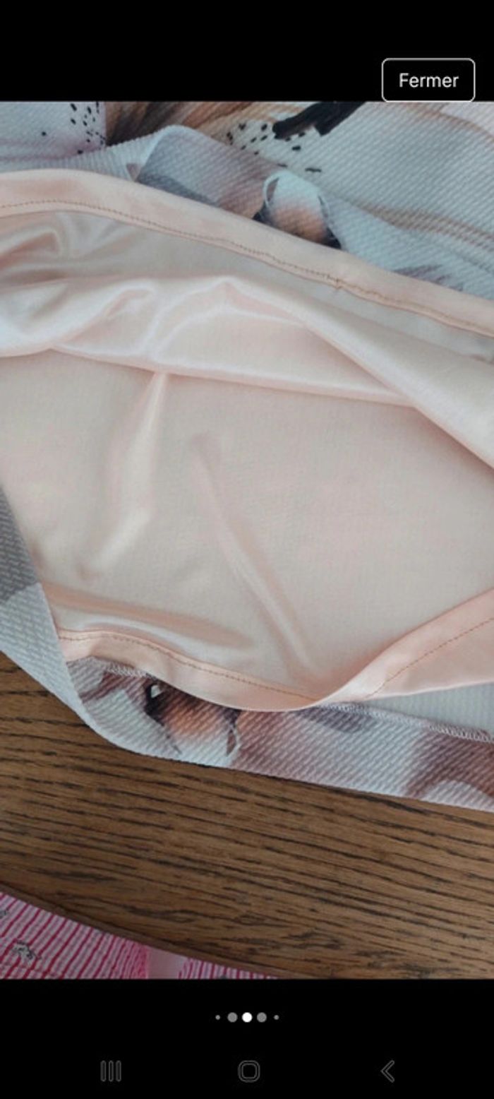Robe Batida fond rose taille 1 (36) - photo numéro 14
