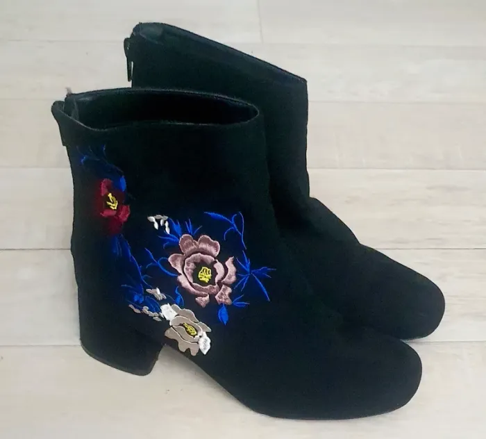 Bottines daim noir Qupid 39 - photo numéro 2