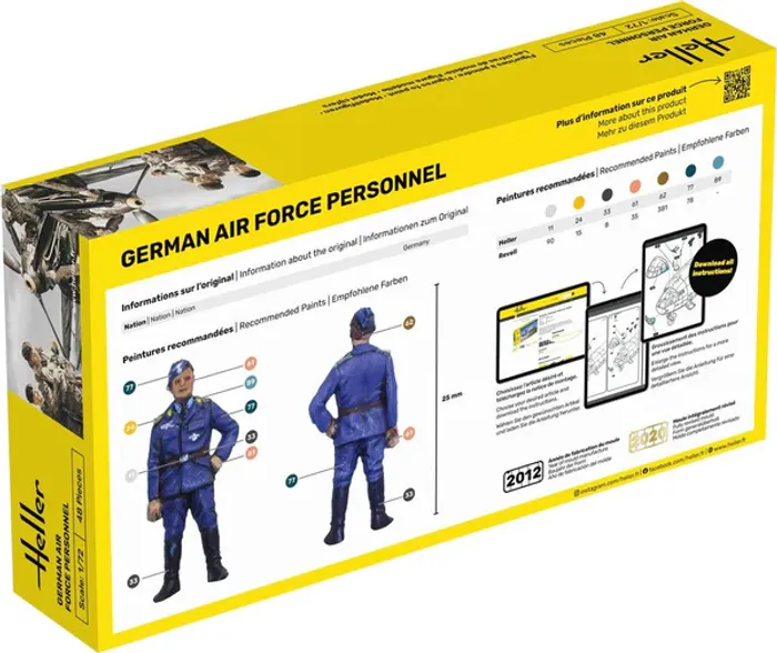 HELLER 49655 Figurines German Air Force Personnel 1/72 - photo numéro 5