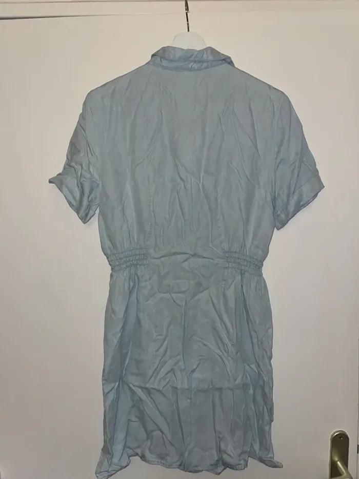 Robe bleu clair M Zara - photo numéro 4