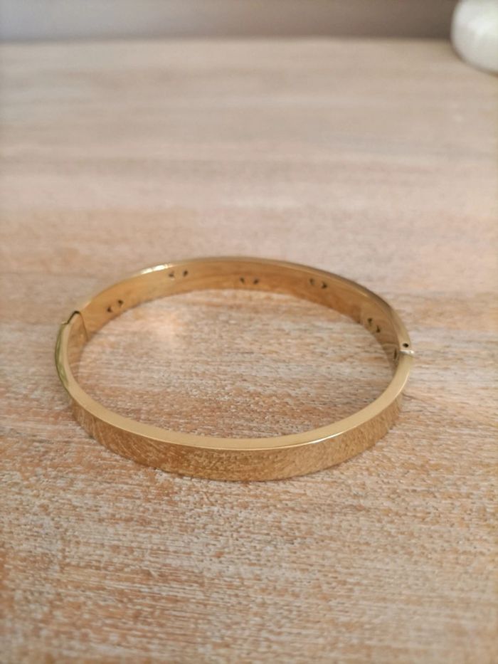 Ensemble de bijoux en acier doré'Oeil du Diable' - photo numéro 5