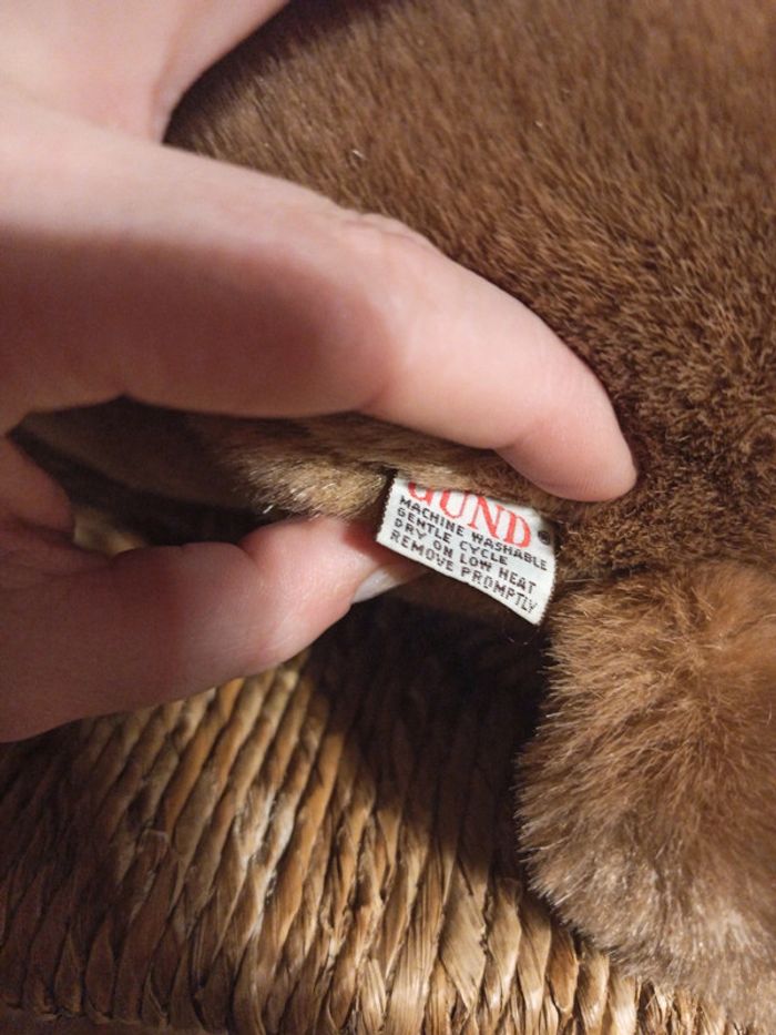 Peluche ours Gund vintage tbe - photo numéro 4