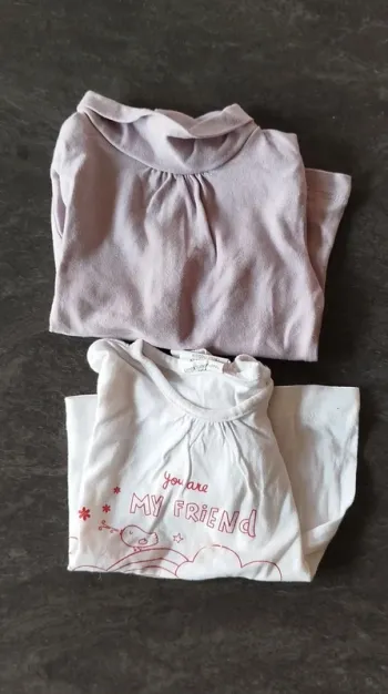 Lot polos manches longues